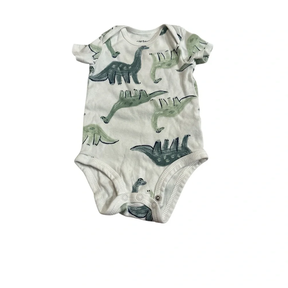 Dinosaur Print Baby Onesies Bundle 3m